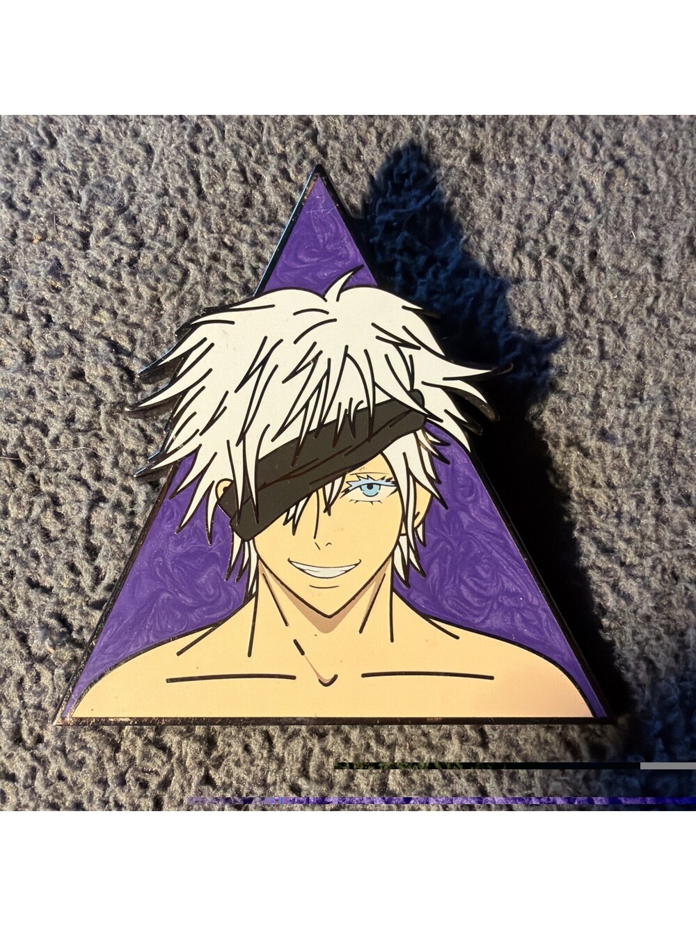 Jujutsu Kaisen Satoru Gojo Messy Hair Daddy Enamel Pin